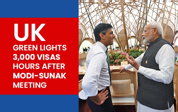 UK Greenlights 3,000 Visas Hours After Modi-Sunak Meeting
