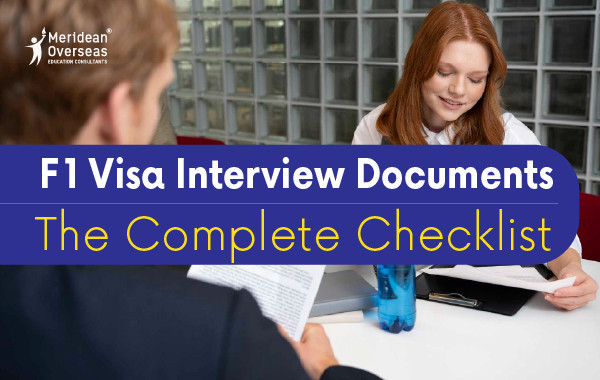 F1 visa interview documents