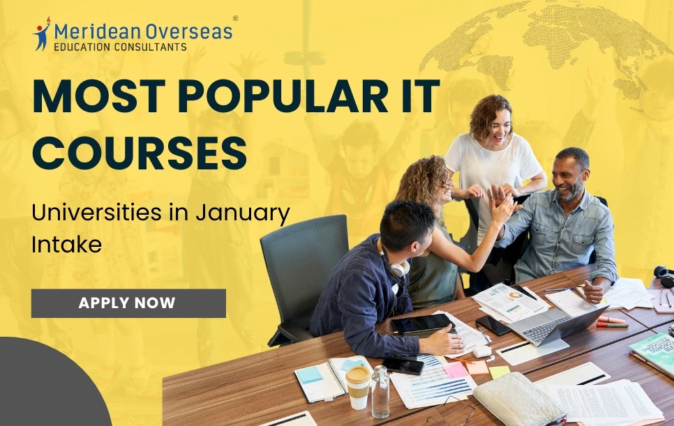 IT Courses and Universities in Jan Intake