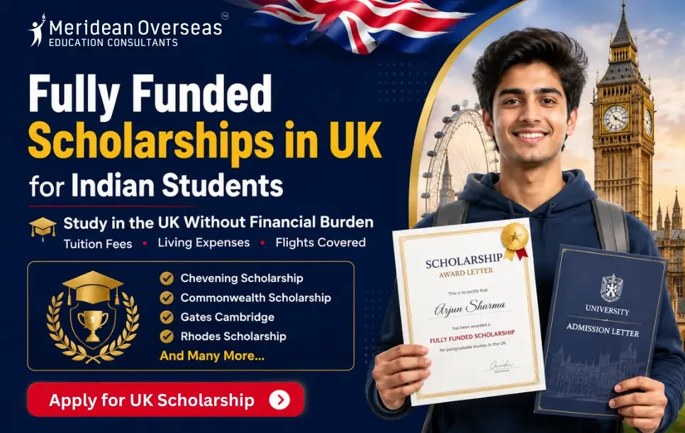 Fully Funded Scholarships in UK for Indian Students in 2026