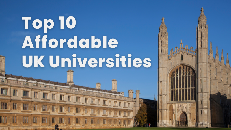 top 10 affordable UK Universties