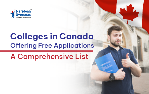 colleges in Canada without application fees